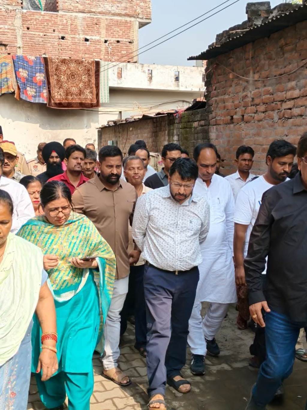 Local Government Minister Dr Ravjot visits Sundar Nagar